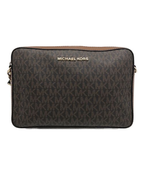 MICHAEL KORS（マイケルコース）MICHAEL KORS (マイケルコース) ショルダーバッグ ブラウンの古着・服飾アイテム