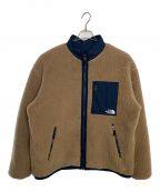 THE NORTH FACEザ ノース フェイス）の古着「THE NORTH FACE Reversible Extreme Pile Jacket」｜ネイビー×ベージュ