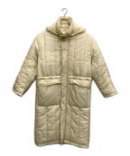 AURALEEオーラリー）の古着「PER LIGHT AIRY NYLON PADDED COAT」｜アイボリー