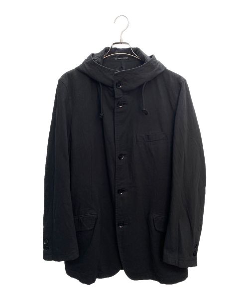 Yohji Yamamoto pour homme（ヨウジヤマモト プールオム）Yohji Yamamoto pour homme (ヨウジヤマモト プールオム) フーデッドコート ブラック サイズ:3の古着・服飾アイテム