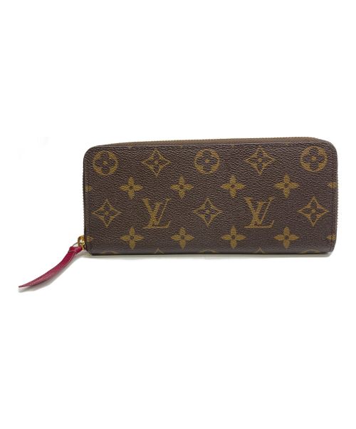 LOUIS VUITTON（ルイ ヴィトン）LOUIS VUITTON (ルイ ヴィトン) 長財布 ポルトフォイユ・クレマンス フューシャの古着・服飾アイテム