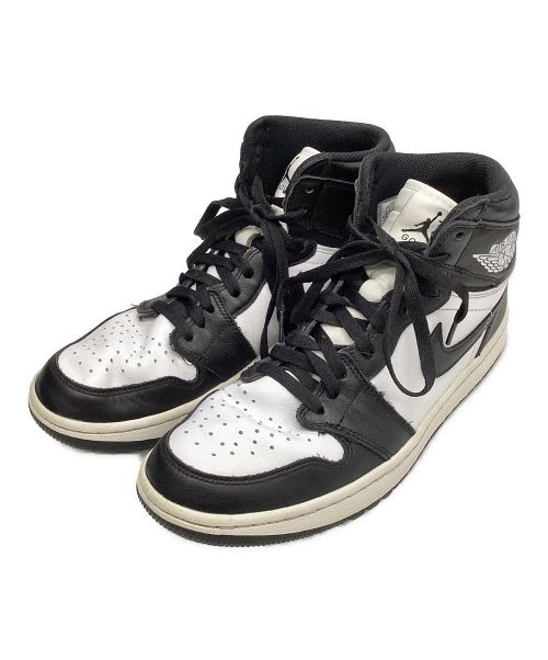 NIKE（ナイキ）NIKE (ナイキ) AIR JORDAN 1 HIGH GOLF ホワイト×ブラック サイズ:27.5の古着・服飾アイテム