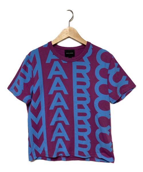 MARC JACOBS（マーク ジェイコブス）MARC JACOBS (マーク ジェイコブス) プリントTシャツ パープル×ブルー サイズ:Mの古着・服飾アイテム