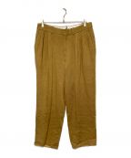 SEEALLシーオール）の古着「4 TUCKS PANTS」｜ブラウン