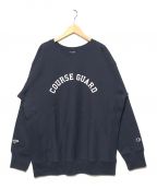 Champion REVERSE WEAVE×BEAMS GOLFチャンピオン リバース ウィーブ×ビームスゴルフ）の古着「24AW CGロゴクルーネックスウェット」｜ネイビー