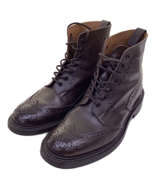 Tricker's（トリッカーズ）Tricker's (トリッカーズ) レザーブーツ ブラウン サイズ:8の古着・服飾アイテム