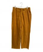 AURALEEオーラリー）の古着「WASHED CORDUROY SLACKS」｜ブラウン