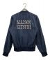 maison kitsune (メゾンキツネ) バック刺繍シアサッカーブルゾン ネイビー サイズ:不明：14800円