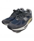 NEW BALANCEニューバランス）の古着「Made in UK 991v2」｜ネイビー×グレー