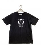 NEIGHBORHOOD×MEDICOM TOYネイバーフッド×メディコム・トイ）の古着「プリントTシャツ」｜ブラック