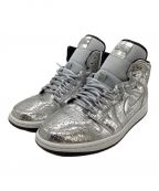 NIKEナイキ）の古着「スニーカー AIR JORDAN 1 MID SE DISCO BALL」｜シルバー