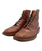 Tricker'sトリッカーズ）の古着「カントリーブーツ ウイングチップ」｜ブラウン