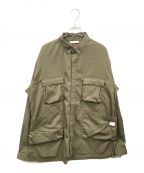 NANGAナンガ）の古着「TAKIBI RIPSTOP CAMP SHIRTS」｜オリーブ