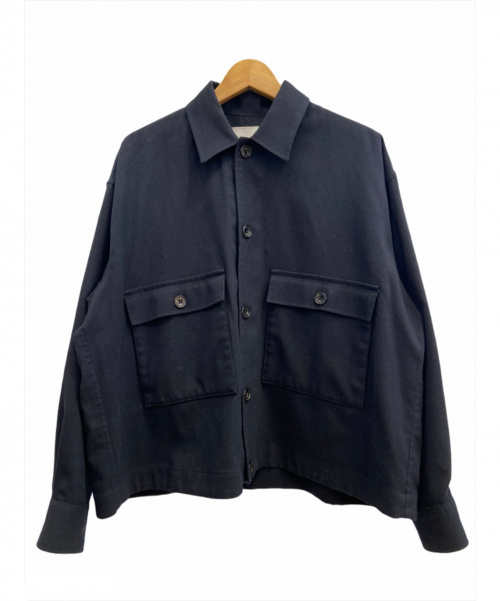 CLANE HOMME（クラネ オム）CLANE HOMME (クラネ オム) スタンドフォールカラージャケット ネイビー サイズ:1の古着・服飾アイテム