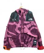 THE NORTH FACE×KAWSノースフェイス×カウズ）の古着「マウンテンパーカー」｜パープル