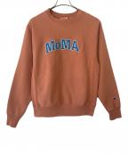 Champion REVERSE WEAVE×MoMAチャンピオン リバース ウィーブ×モマ）の古着「スウェット」｜キャニオンレッド