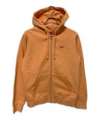 SUPREMEシュプリーム）の古着「Small Box Zip Up Hooded Sweatshirt」｜オレンジ