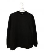 THE NORTH FACEザ ノース フェイス）の古着「L/S WARM Waffle CREW」｜ブラック