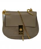 Chloeクロエ）の古着「Small Suede & Calfskin Drew Shoulder Bag」｜ベージュ