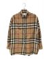 BURBERRY（バーバリー）の古着「ネルシャツ/ノバチェック/長袖シャツ/ボタンダウンシャツ」｜ベージュ