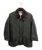 Barbourバブアー）の古着「Barbour 6oz WAXD COTTON OVERSIZE BEAUFORT(バブアー 6オンス ワックスドコットン オーバーサイズ ビューフォート)」｜グリーン