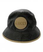 GUCCIグッチ）の古着「グッチ オフ ザグリッド バケットハット／GUCCI OFF THE GRID BACKET HAT」｜グレー×ベージュ