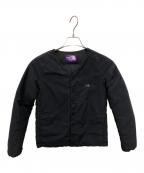 THE NORTHFACE PURPLELABELザ・ノースフェイス パープルレーベル）の古着「WMNS ダウンカーディガン／WMNS DOWN CARDIGAN」｜ブラック