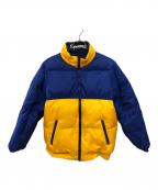 SUPREMEシュプリーム）の古着「リバーシブル パフィー ジャケット／REVERSIBLE PUFFY JACKET」｜ネイビー×イエロー