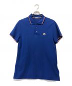 MONCLERモンクレール）の古着「MAGLIA POLO MANICA CORTA」｜ブルー