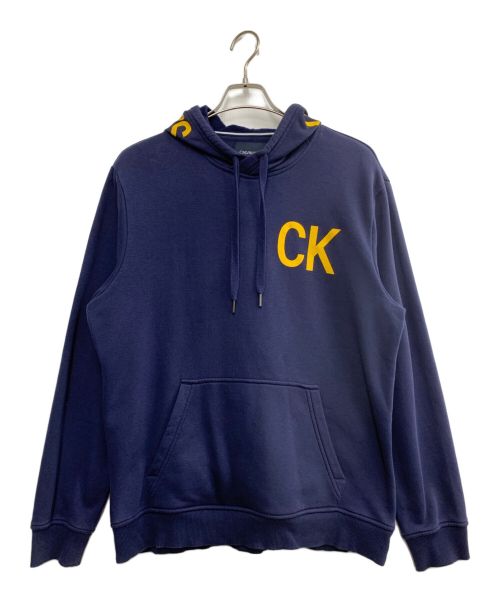 Calvin Klein Jeans（カルバンクラインジーンズ）Calvin Klein Jeans (カルバンクラインジーンズ) プルオーバーパーカー ネイビー サイズ:不明の古着・服飾アイテム