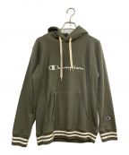 Champion REVERSE WEAVEチャンピオン リバース ウィーブ）の古着「プルオーバーパーカー」｜カーキ