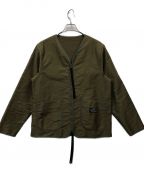 uniform experimentユニフォームエクスペリメント）の古着「WASHED ZIP LINER BLOUSON」｜オリーブ