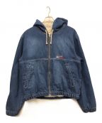 stussyステューシー）の古着「Denim Sherpa Work Jacket」｜ブルー