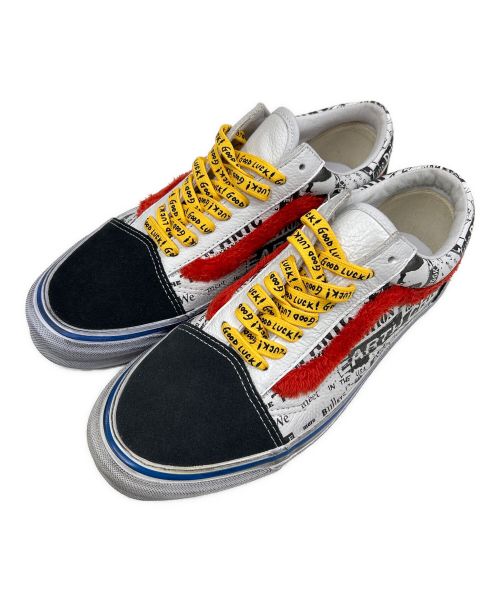 VANS（バンズ）VANS (バンズ) GALLARY DEPT OG OLD SKOOL L ホワイト×ブラック×マルチカラー サイズ:UK 8.5の古着・服飾アイテム