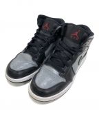 NIKEナイキ）の古着「AIR JORDAN 1 MID GS」｜ブラック×グレー