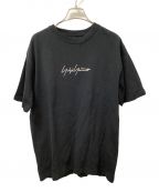 New Era×YOHJI YAMAMOTOニューエラ×ヨウジヤマモト）の古着「pour homme × NEW ERA TEE」｜ブラック