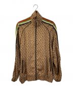 GUCCIグッチ）の古着「Oversize G Rhombus Zip Jacket」｜ブラウン