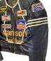 中古・古着 VANSON (バンソン) RACE JACKET PATCHES ブラック サイズ:38：35000円