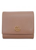 GUCCIグッチ）の古着「2つ折り財布　GGマーモント」｜ベージュ