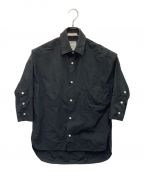 MADISON BLUEマディソンブルー）の古着「J.BRANDLEY CUFF SHIRT」｜ブラック