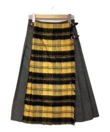 O'NEIL OF DUBLIN（オニールオブダブリン）の古着「MULTI COMBINATION KILT（マルチ コンビネーション キルト）」｜グレー×ブラック×イエロー