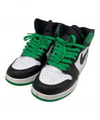 NIKEナイキ）の古着「AIR Jordan Kids 1 RETRO レトロ HIGH OG」｜グリーン×ブラック