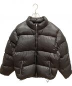 stussyステューシー）の古着「DOWN PUFFER PARACHUTE RIPSTOPダウンジャケット」｜ブラック