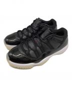 NIKEナイキ）の古着「AIR JORDAN 11 RETRO LOW」｜ブラック