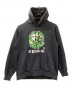 A BATHING APEアベイシングエイプ）の古着「general camo hoodie」｜ブラック