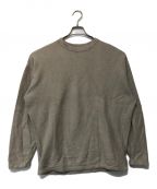 Ron Herman×barefoot dreamsロンハーマン×ベアフットドリームス）の古着「RH Logo Crew Neck Pullover」｜ベージュ