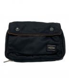 PORTERポーター）の古着「TANKER SHOULDER BAG」｜ブラック