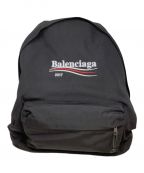 BALENCIAGAバレンシアガ）の古着「バックパック　BALENCIAGA（バレンシアガ）　459744　エクスプローラー」｜ブラック