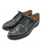 SANDERSサンダース）の古着「1128 MILITARY DERBY SHOE／ミリタリーダービーシューズ」｜ブラック