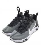 NIKEナイキ）の古着「REACT ELEMENT 55 SE」｜グレー×ブラック